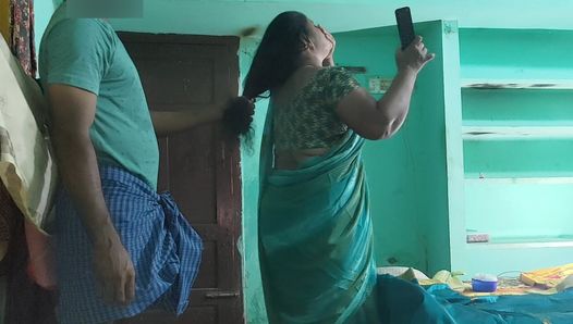 Tamil aunty was watching TV then I had hot sex with her