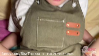 Hot barista gets pussy banged good for cash (Full & Uncen in Fansly @BbwThaixxx) 29min