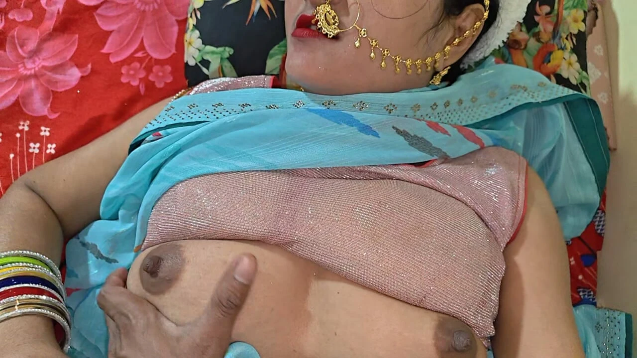 Hot indian desi village bhabhi was after long time to meet with dever and fucking hard on clear Hindi audio