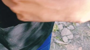 Nisha showing boobs in public.. public pickup…