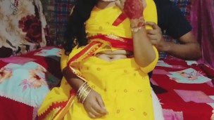 New Married Couple Having Romantic Sex